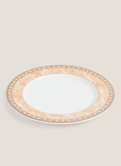 Plato decorado salmón