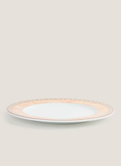 Plato decorado salmón