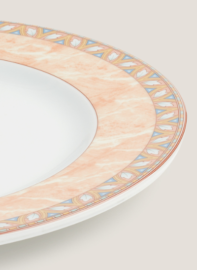 Plato decorado salmón