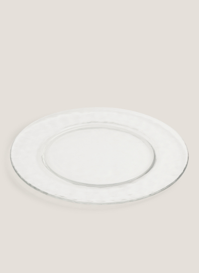 Plato cristal redondo ala