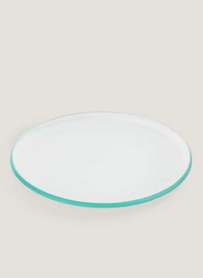 Plato cristal redondo