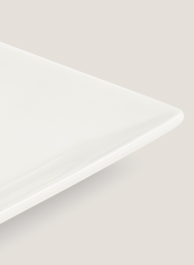 Plato tokyo rectangular blanco