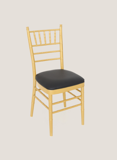 Silla chiavari oro-negro