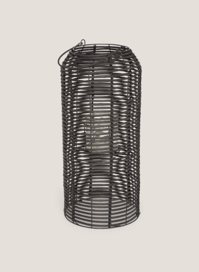 Faroles rattan negro