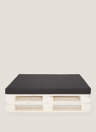 Sofá palet-blanco negro