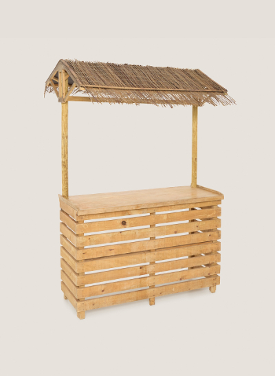 Tenderete market con tejado