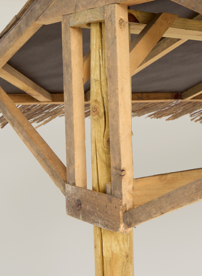 Tenderete market con tejado