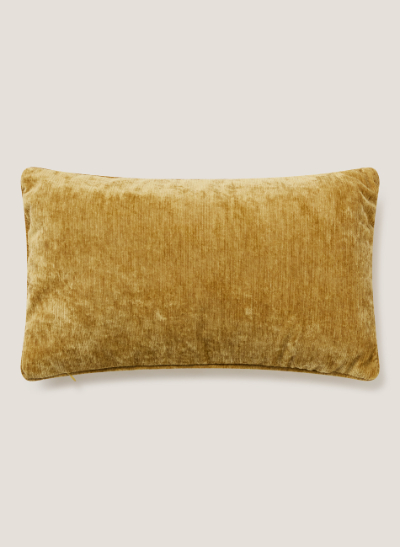 Cojín ocre rectangular