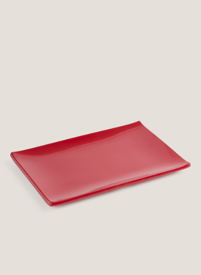 Bandeja melamina roja