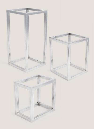 Estructura de inox rectangular