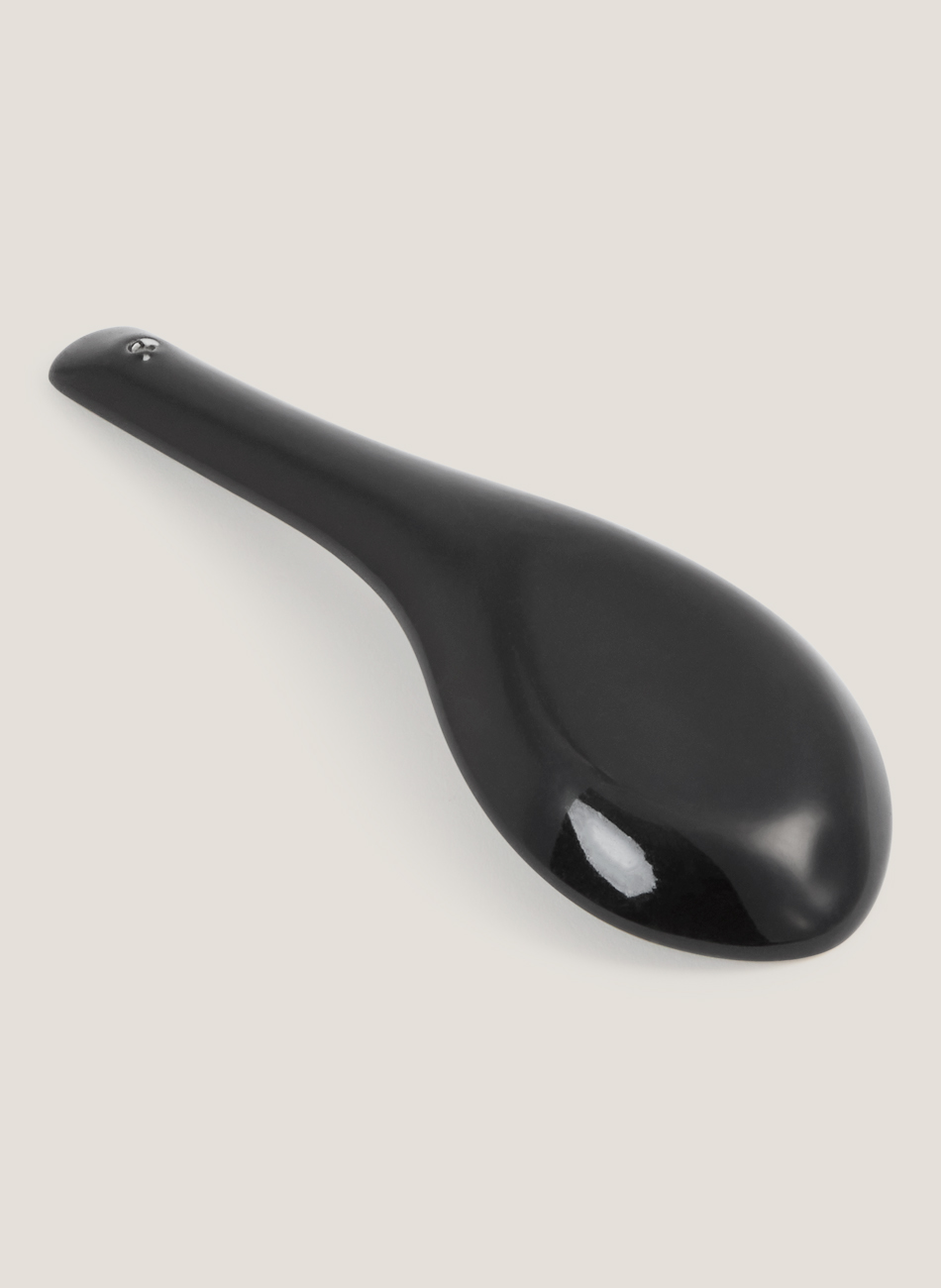 Cuchara porcelana blanca o negra