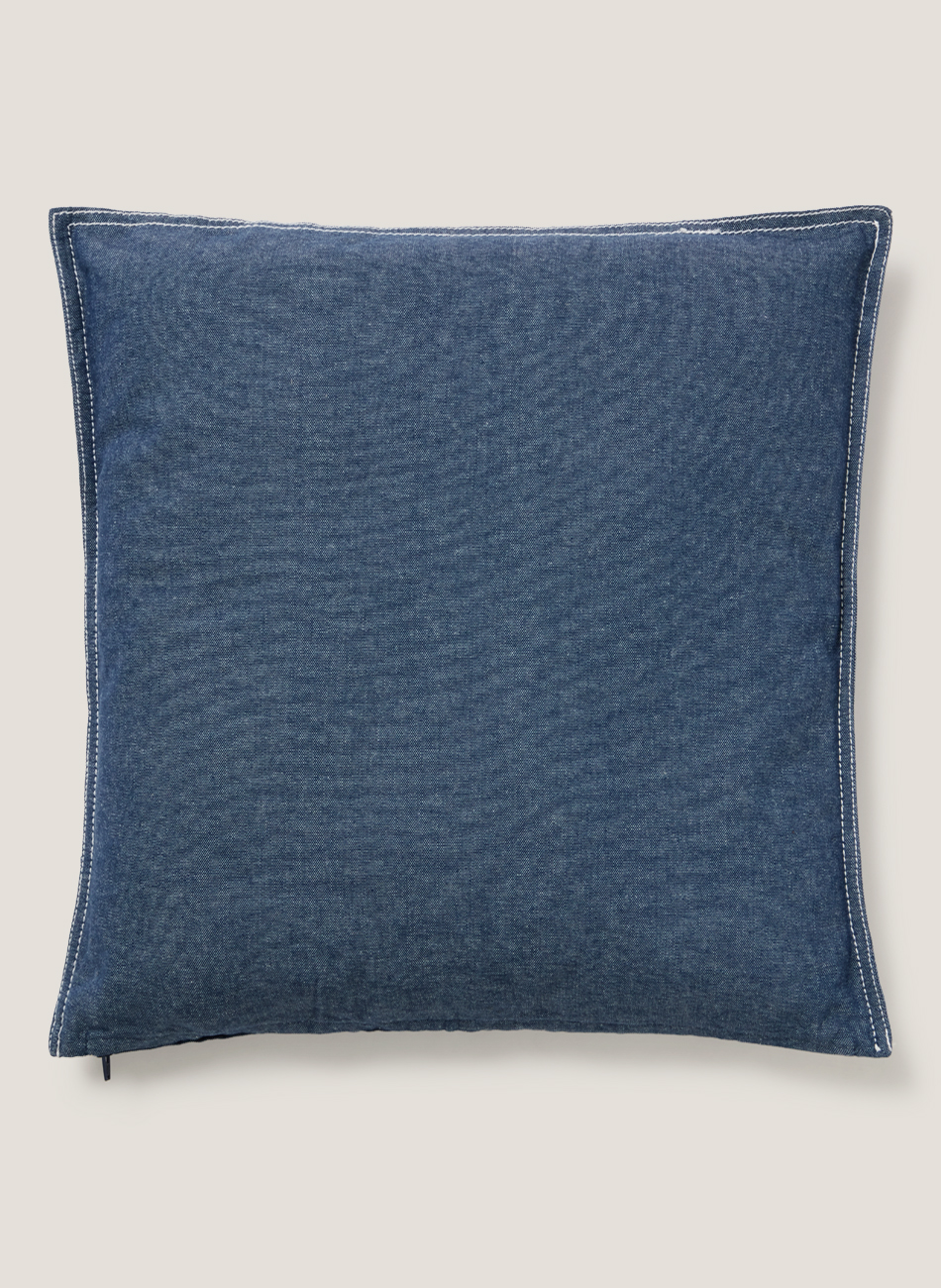 Cojín azul tejano