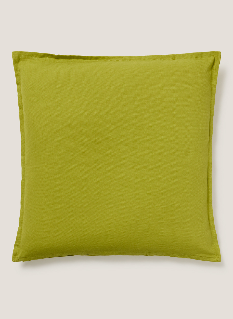 Cojín verde liso