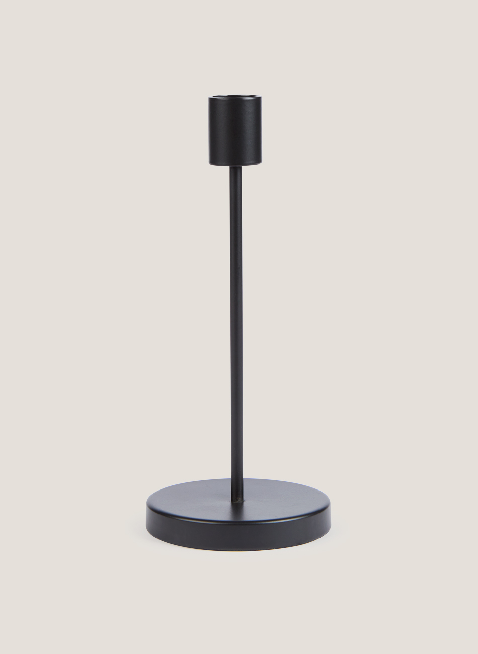 Candelabro slim negro
