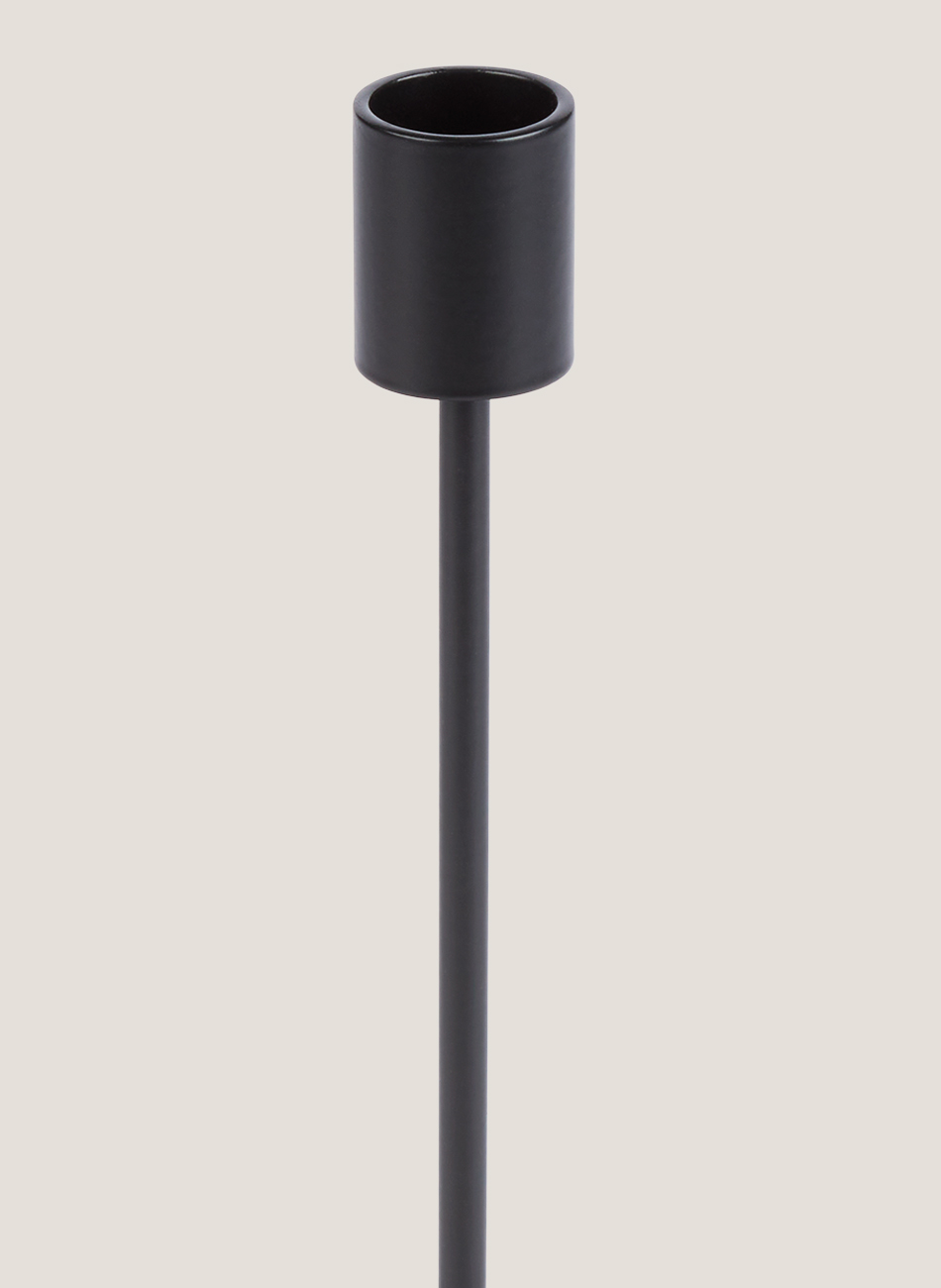 Candelabro slim negro