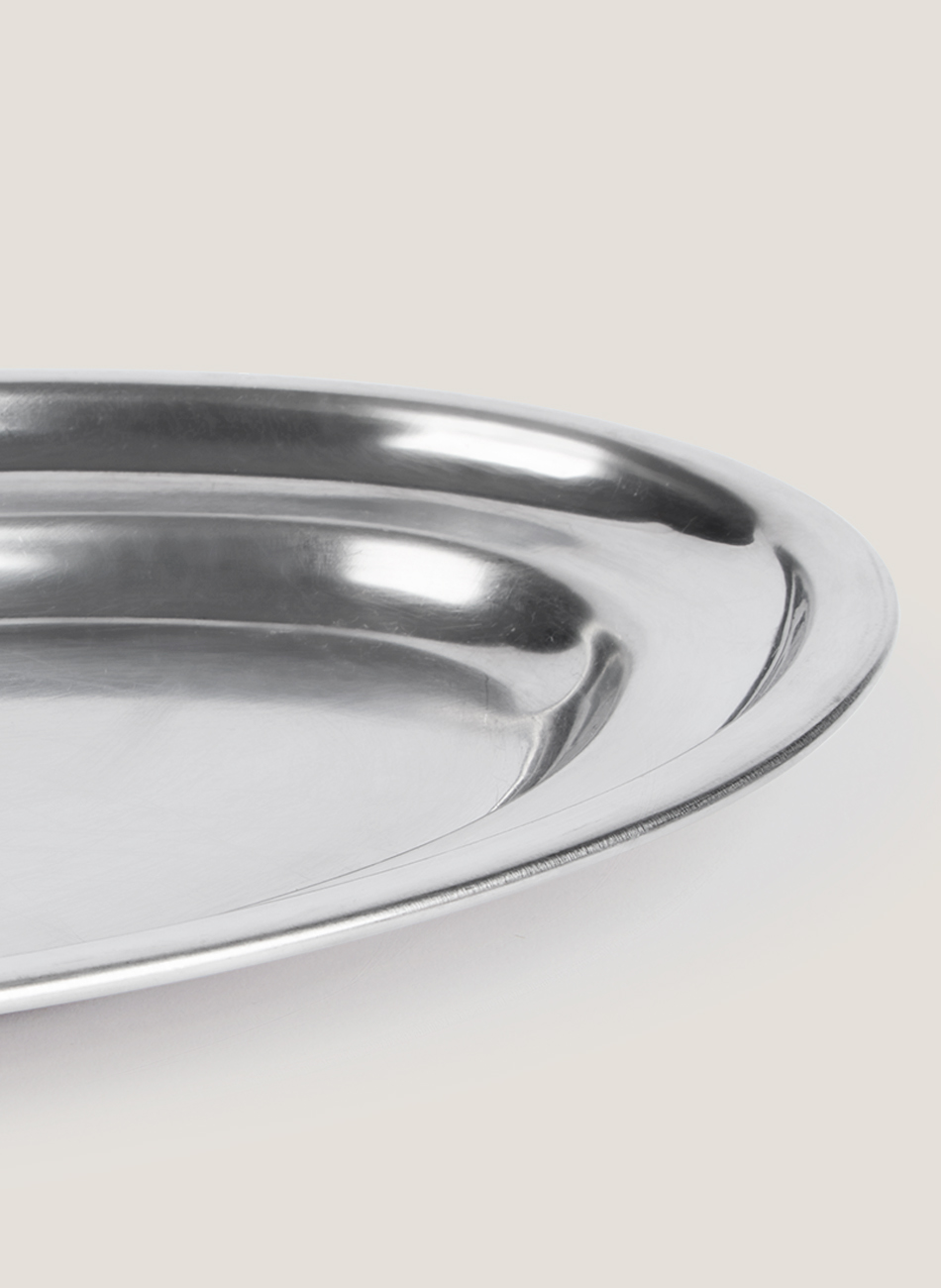 Fuentes oval inox