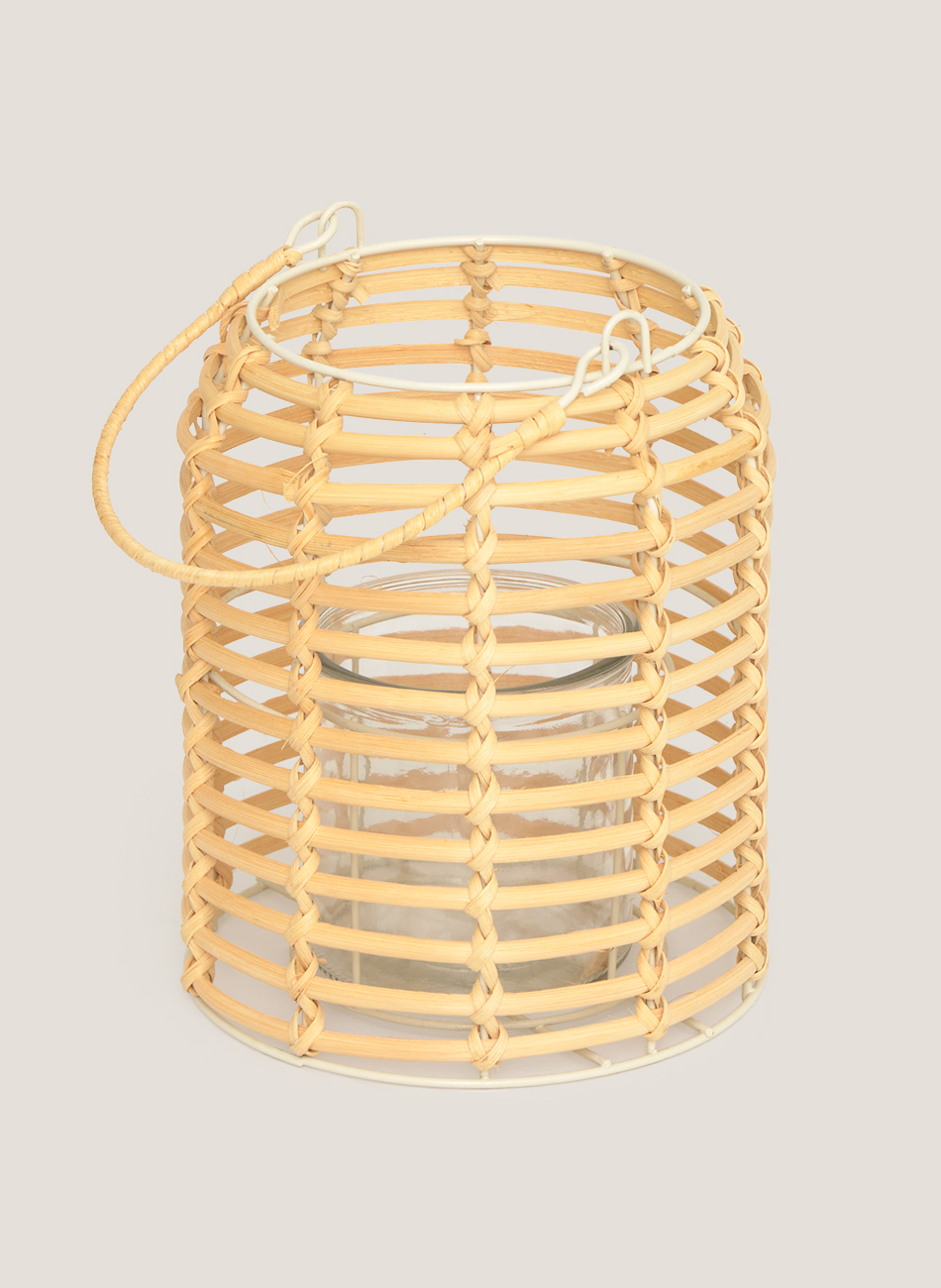 Farol rattan natural