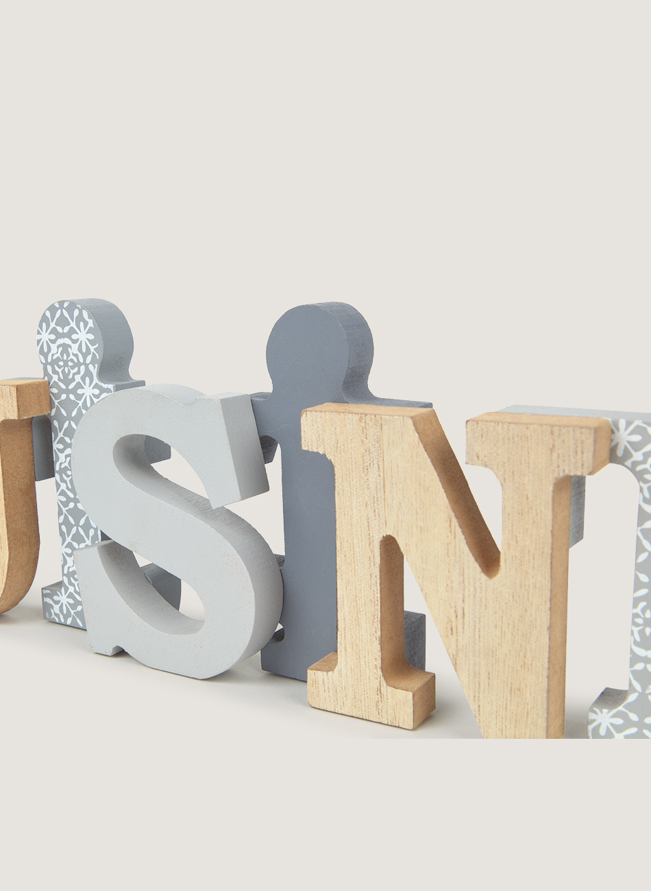 Letrero madera cuisine