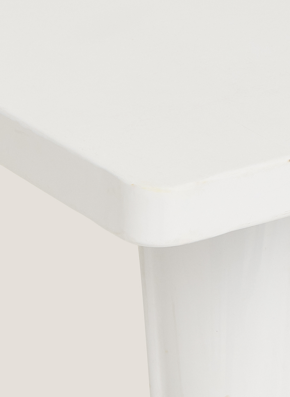 Mesa fabrik blanca baja