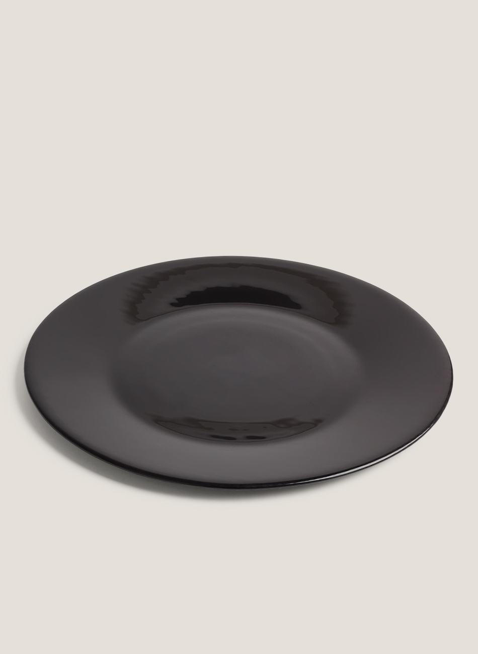 Plato cristal negro