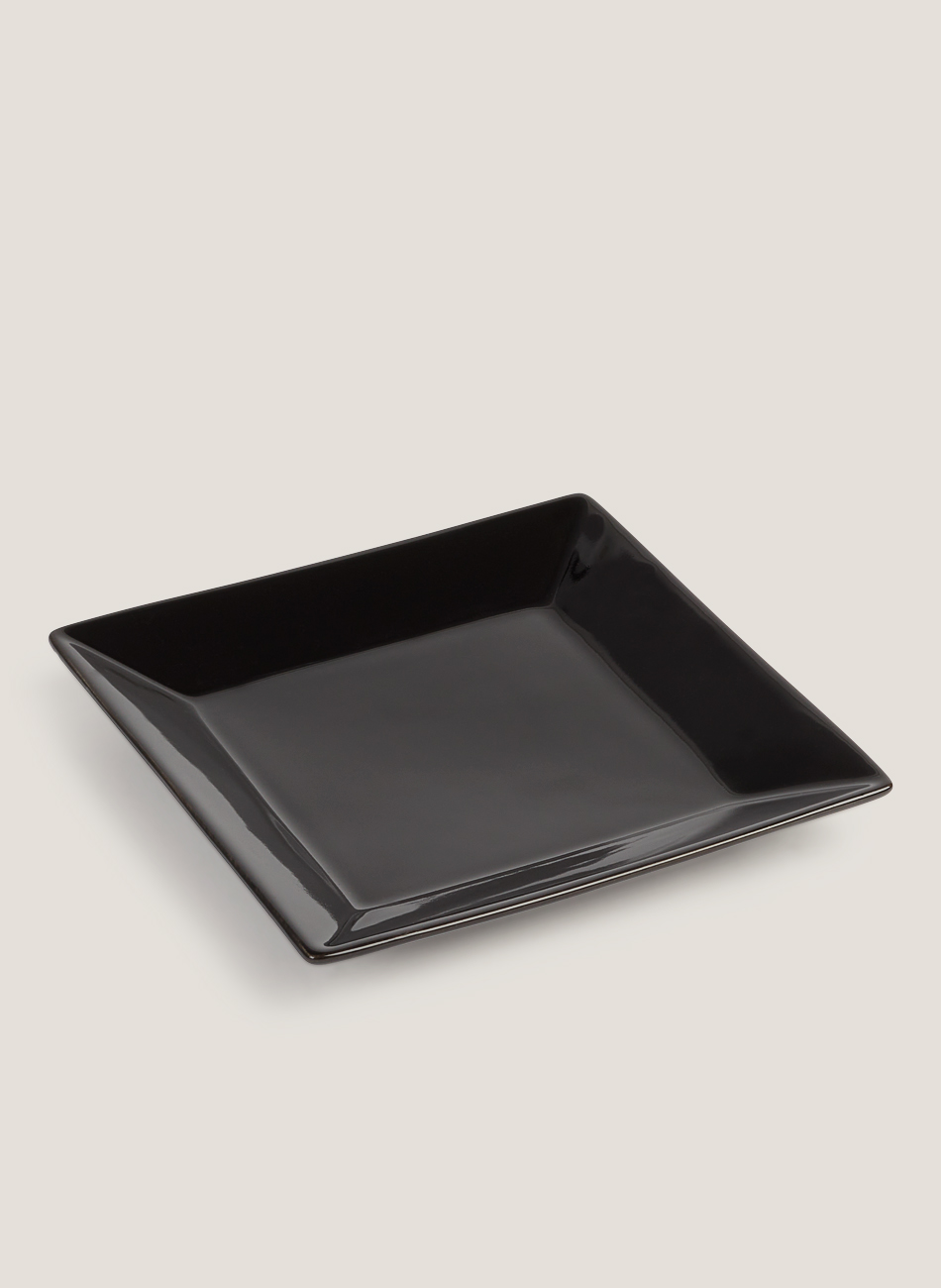 Plato tokyo blanco, negro y chocolate